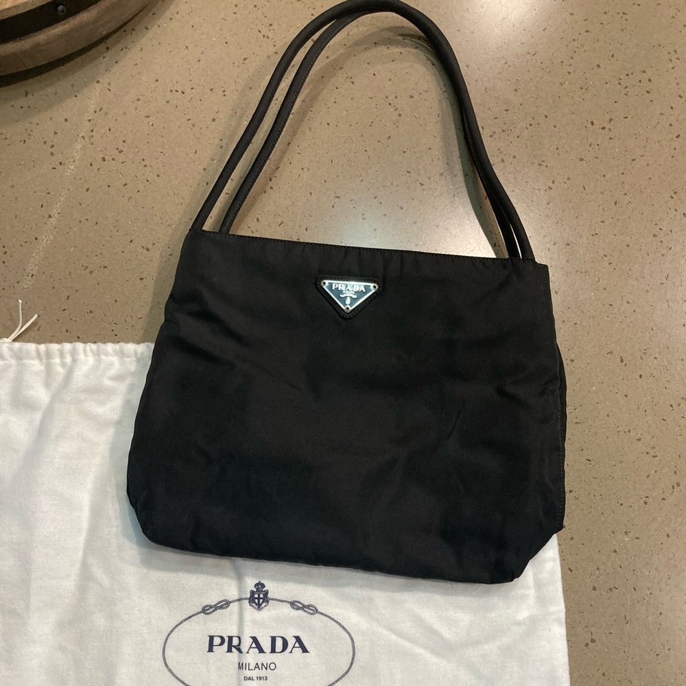 Black Prada Tessuto City Tote